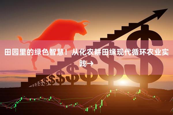 田园里的绿色智慧！从化农耕田缘现代循环农业实践→