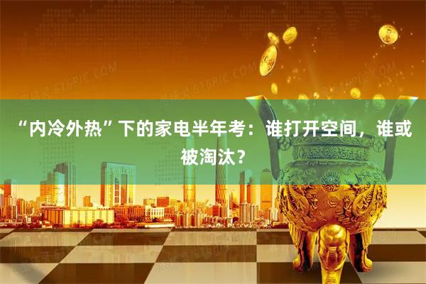 “内冷外热”下的家电半年考：谁打开空间，谁或被淘汰？
